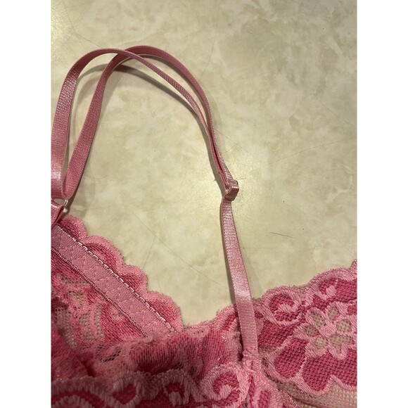 Native Intimates Lace Bralette Babydoll Coquette Romantic Fairy Sz M - Picture 4 of 9